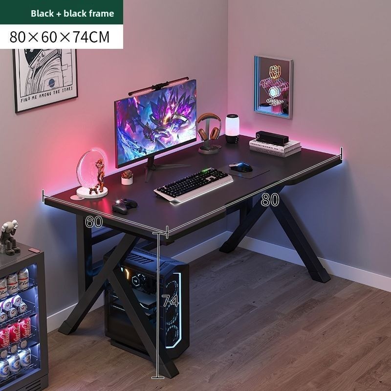 Desk Setup Small - Ergonomic Gaming Desk Computer Desk Home