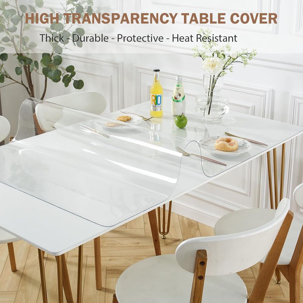 Clear Desk Mat 16x36 Inches, 1 - مراجعة Desk Setup Carpet وسعره