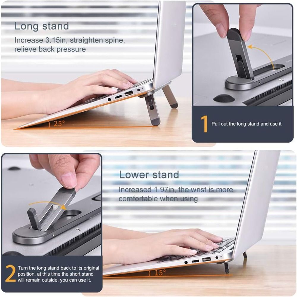 Hot Invisible Laptop Riser Sta - مراجعة Desk Setup Riser وسعره