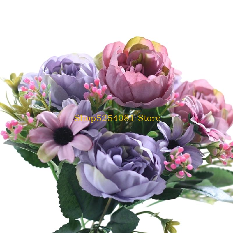 AXYC Color Silk Artificial Flo - مراجعة Desk Setup Needs وسعره