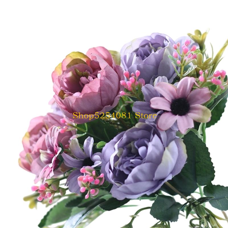 AXYC Color Silk Artificial Flo - مراجعة Desk Setup Needs وسعره