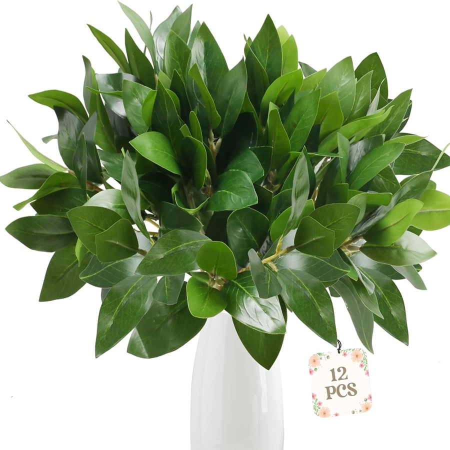 Artificial Flowers Plants leaf - مراجعة Desk Setup At Home وسعره