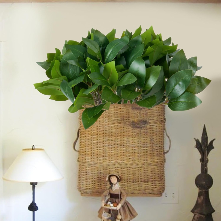 Artificial Flowers Plants leaf - مراجعة Desk Setup At Home وسعره