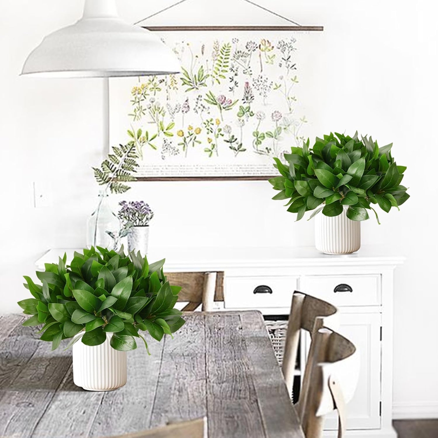 Artificial Flowers Plants leaf - مراجعة Desk Setup At Home وسعره