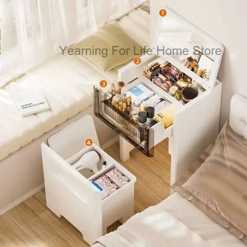 Desk Dresser Vanity with in 1  - مراجعة Desk Setup Small وسعره