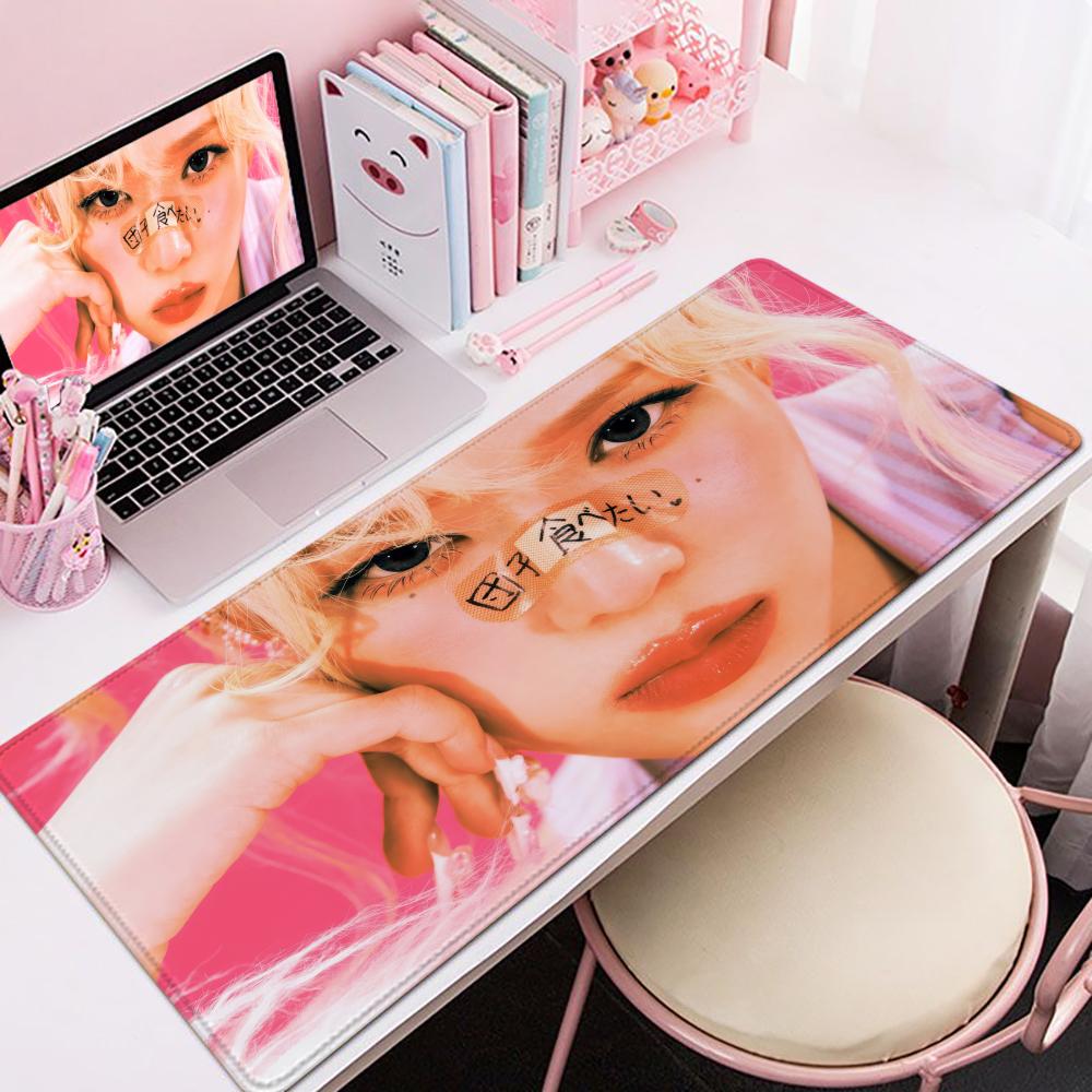 KPOP-aespas Mouse Pad 90x40CM  - مراجعة Desk Setup Kpop وسعره