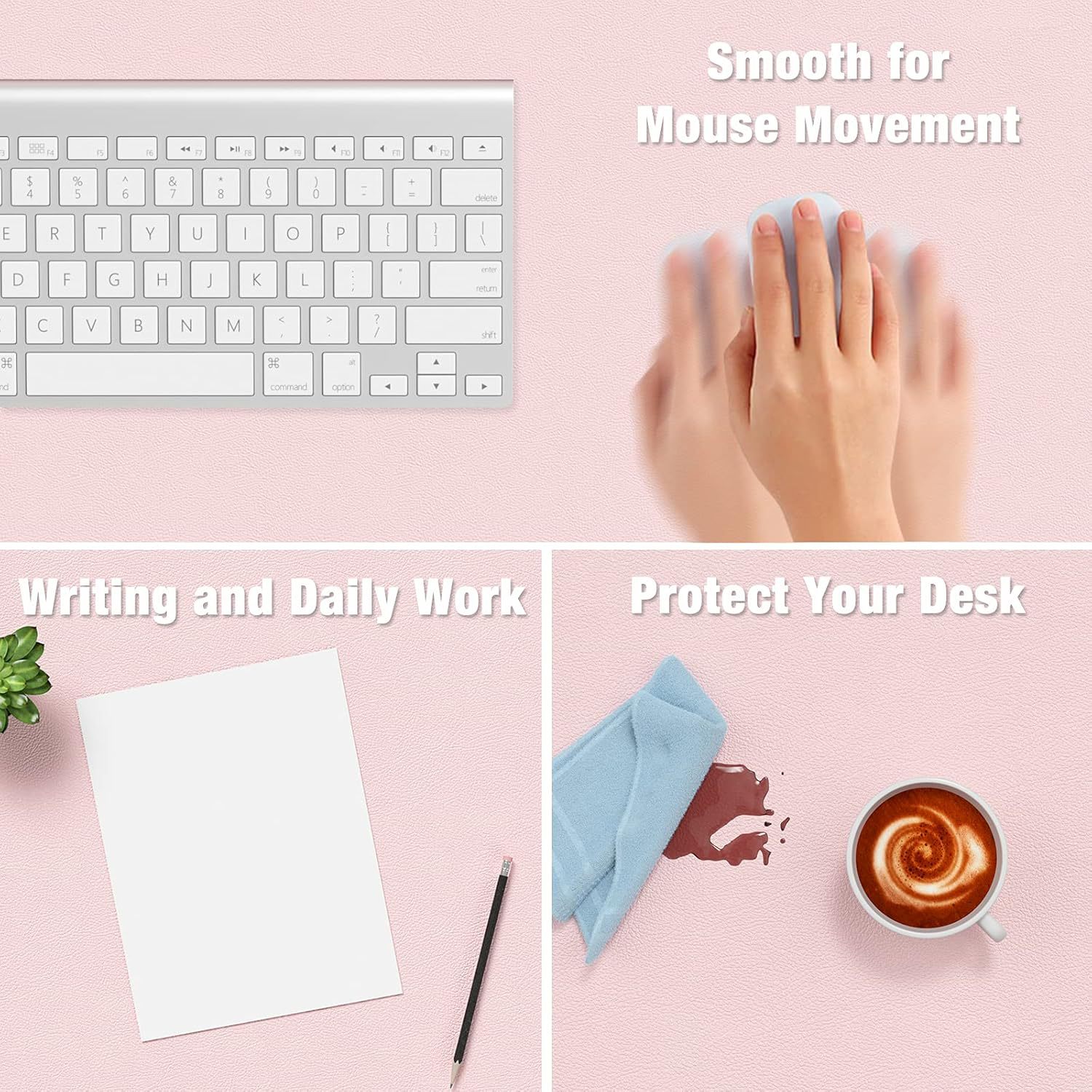 1 Pcs Large Size 60*30mm Offic - مراجعة Desk Setup Carpet وسعره