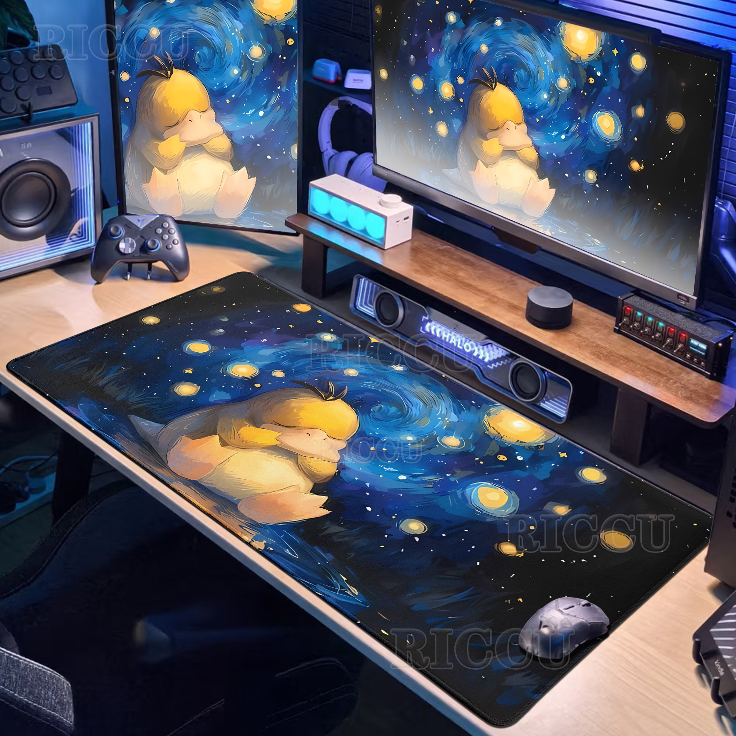 Cartoon Pokémon Mouse Pad Non- - مراجعة Desk Setup Pc And Laptop وسعره