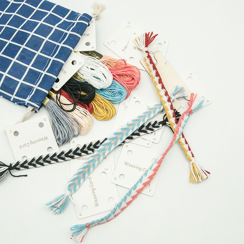 30 Pcs Weaving Cards Table DIY - مراجعة Desk Setup Design وسعره