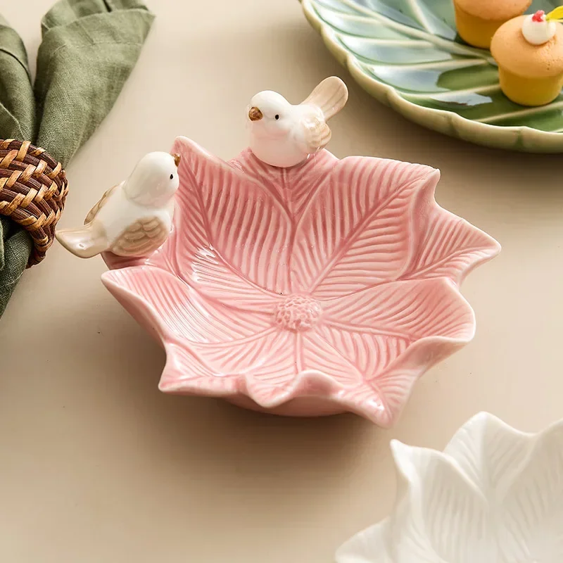 Cute Bird Tray Ceramic Jewelry - مراجعة Desk Setup At Home وسعره