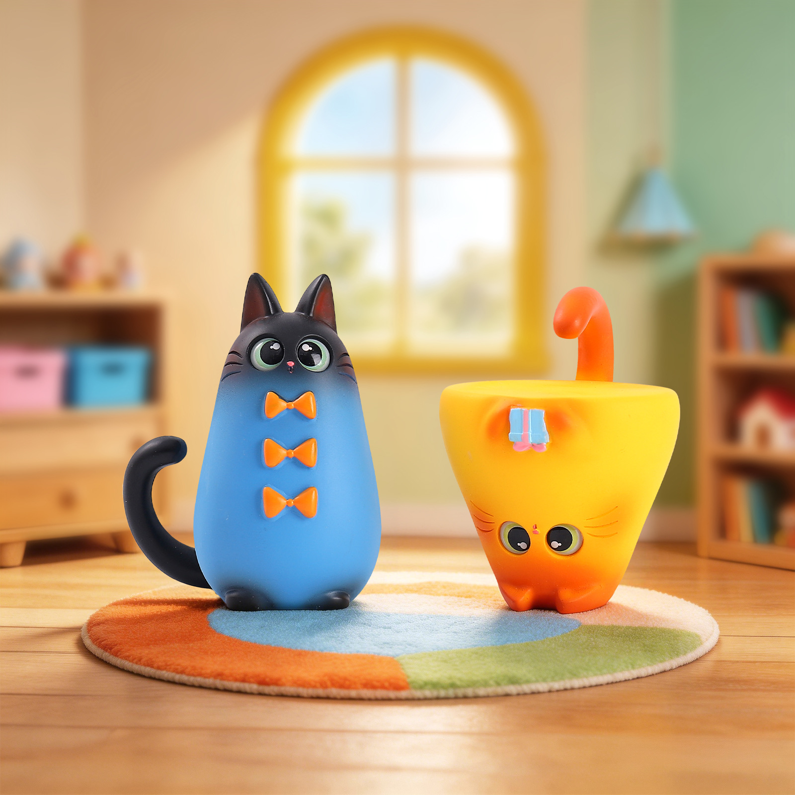 Blind Box Cat Figurine Resin C - مراجعة Desk Setup At Home وسعره
