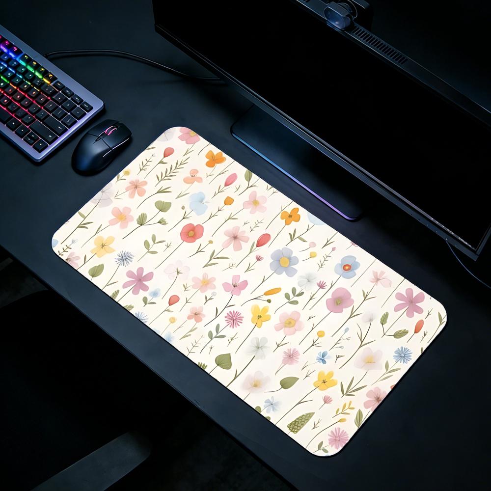 Gaming Mouse Pad Floral GGentl - مراجعة Desk Setup Pc And Laptop وسعره