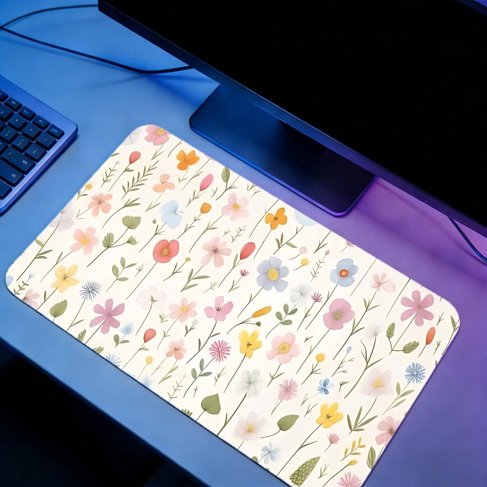 Gaming Mouse Pad Floral GGentl - مراجعة Desk Setup Pc And Laptop وسعره