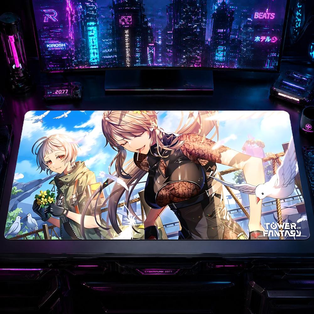 Gaming Mouse Pad Tower of Fant - مراجعة Desk Setup Pc And Laptop وسعره
