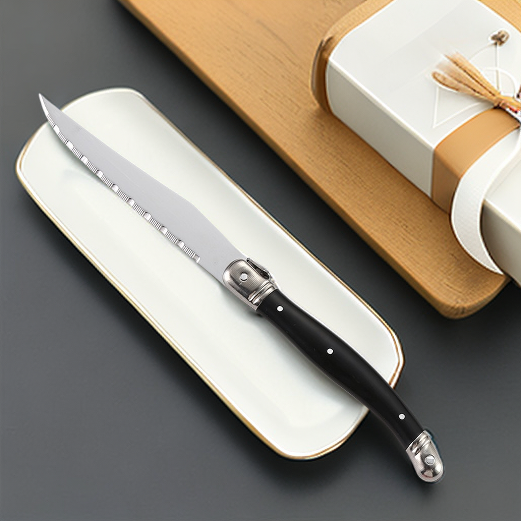 9'' Laguiole Steak Knives Set  - مراجعة Desk Setup Black وسعره