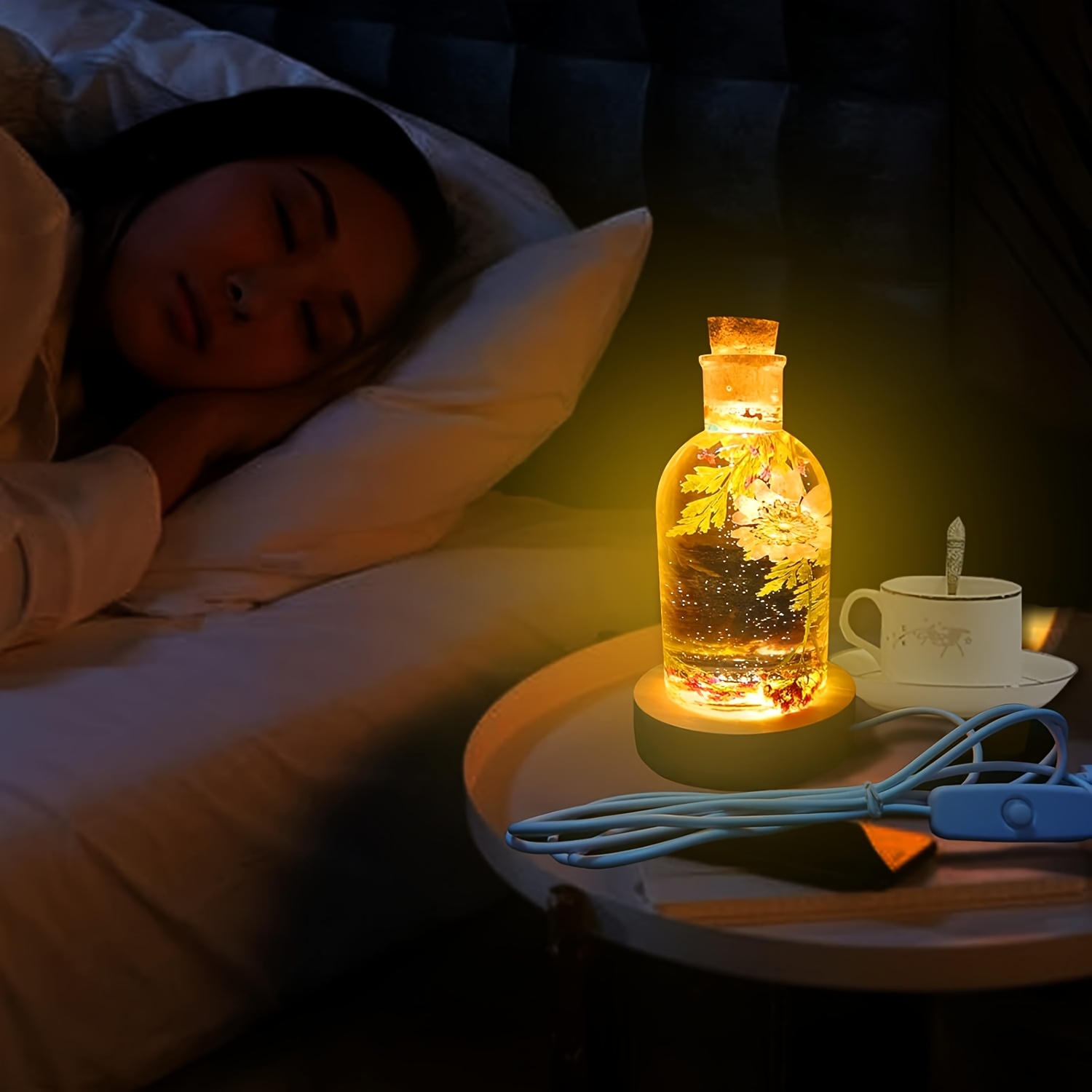 Drift Bottle Light Resin Mold  - مراجعة Desk Setup At Home وسعره