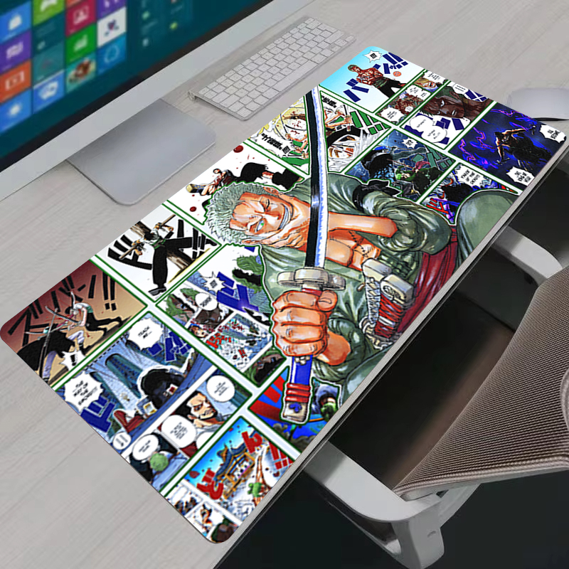Mouse Pad PC Gamer Anime Desk  - مراجعة Desk Setup Carpet وسعره