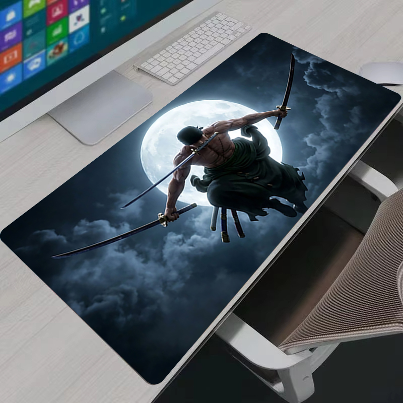 Mouse Pad PC Gamer Anime Desk  - مراجعة Desk Setup Carpet وسعره
