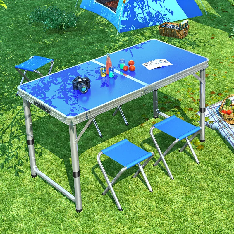 Folding Table Camping Picnic L - مراجعة Desk Setup Small وسعره