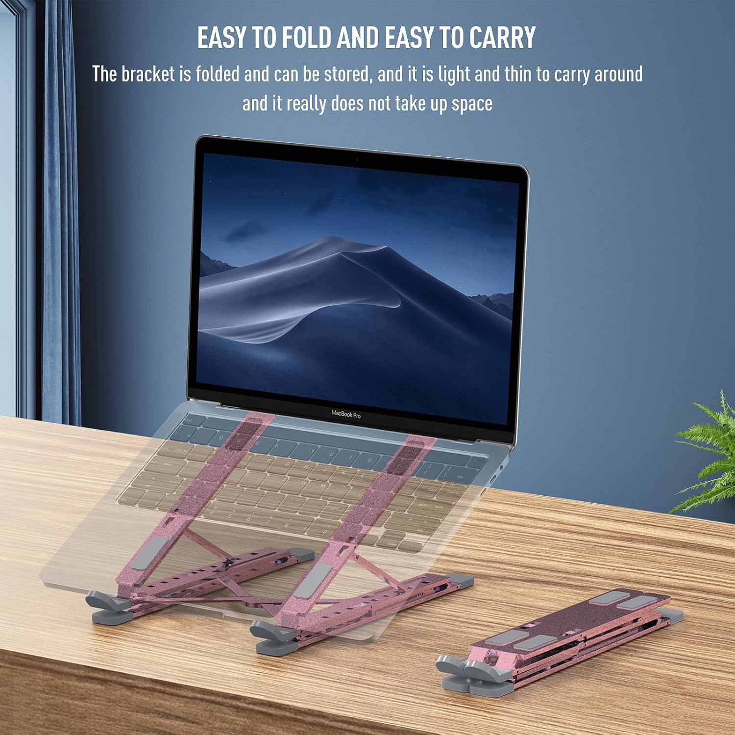 Portable Laptop Stand Foldable - مراجعة Desk Setup Riser وسعره