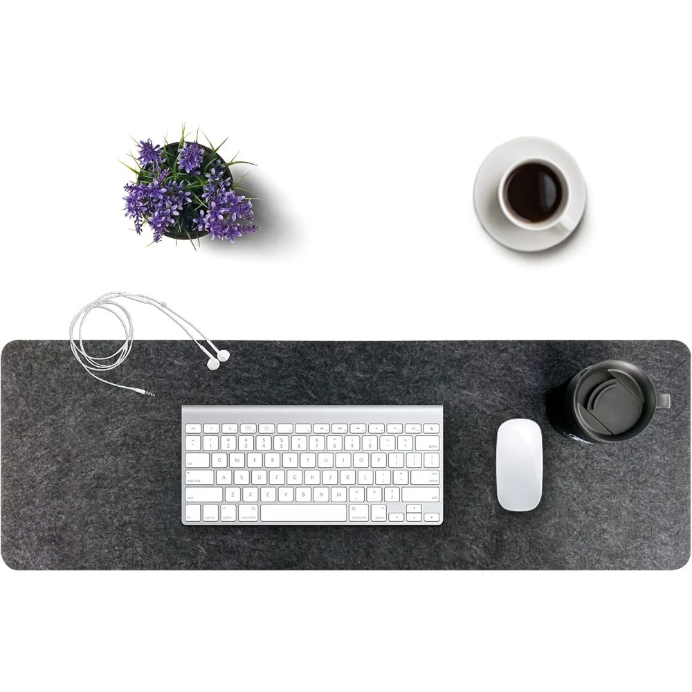 Felt Desk Mat Computer Mat for - مراجعة Desk Setup Carpet وسعره