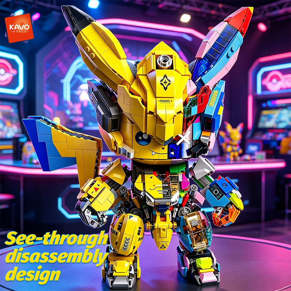 KAVOWORLD 1505 PCS DIY Mecha A - مراجعة Desk Setup Small وسعره