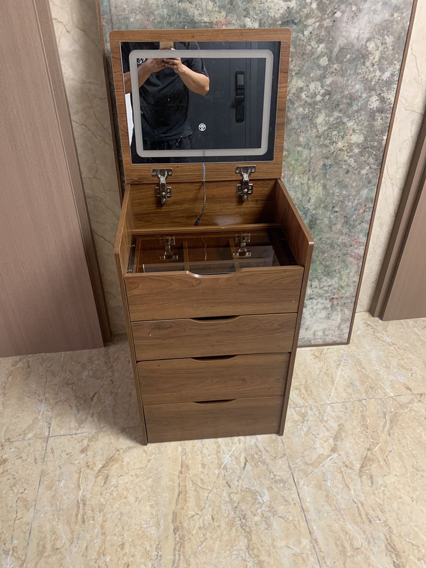 (60cm) 3 in 1 Vanity Desk with - مراجعة Desk Setup Small وسعره