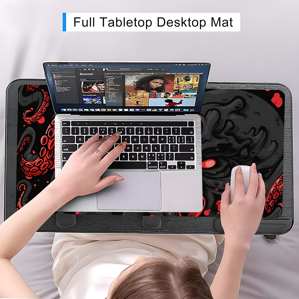Octopus Monster Mousepad Large - مراجعة Desk Setup Carpet وسعره