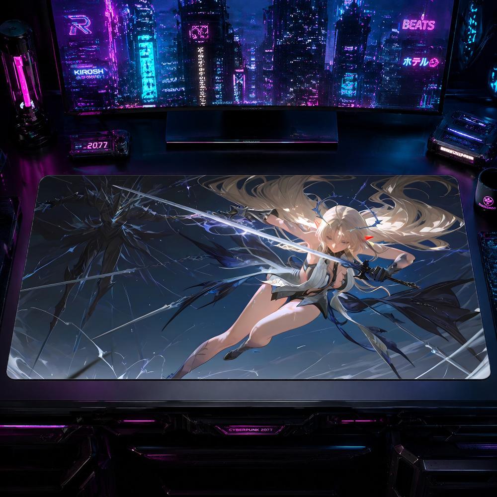 Gaming Mouse Pad WuWa Cattiyae - مراجعة Desk Setup Pc And Laptop وسعره