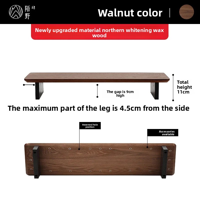 Solid Wood Monitor Riser Stand - مراجعة Desk Setup Riser وسعره