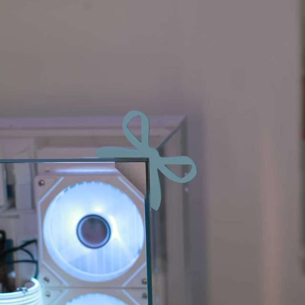 Monitor Decoration Bow Monitor - مراجعة Desk Setup Corner وسعره