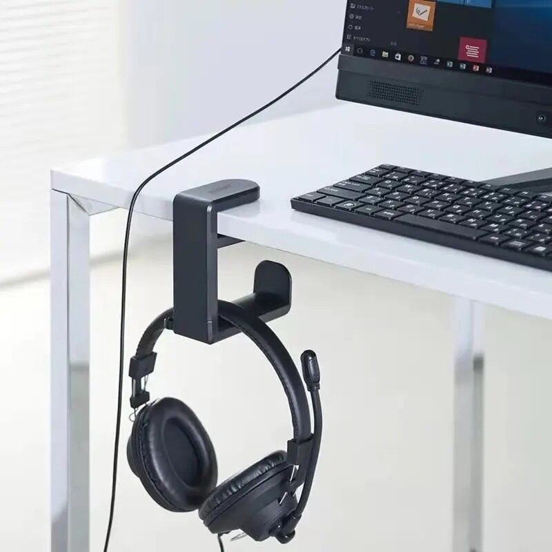 Under Desk Headphone Holder Ro - مراجعة Desk Setup Design وسعره