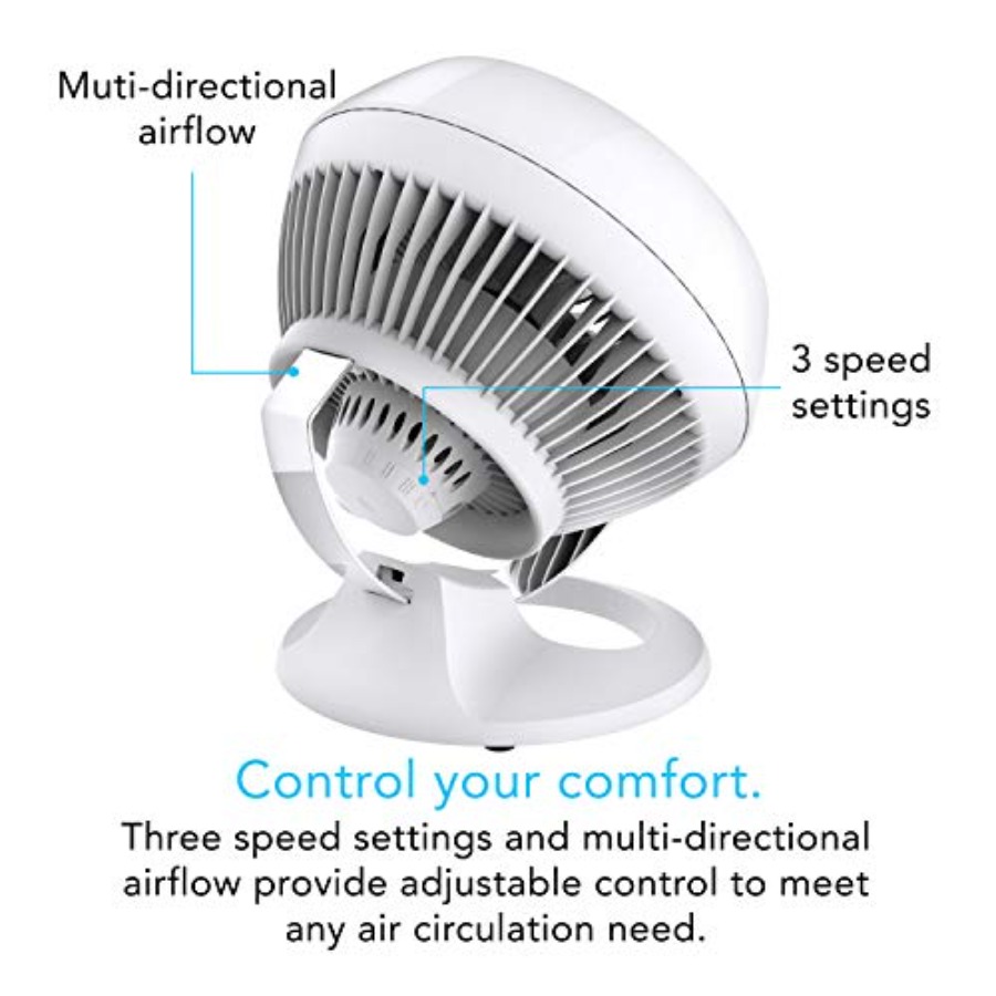 460 Small Desk Fan with 3 Spee - مراجعة Desk Setup Small وسعره