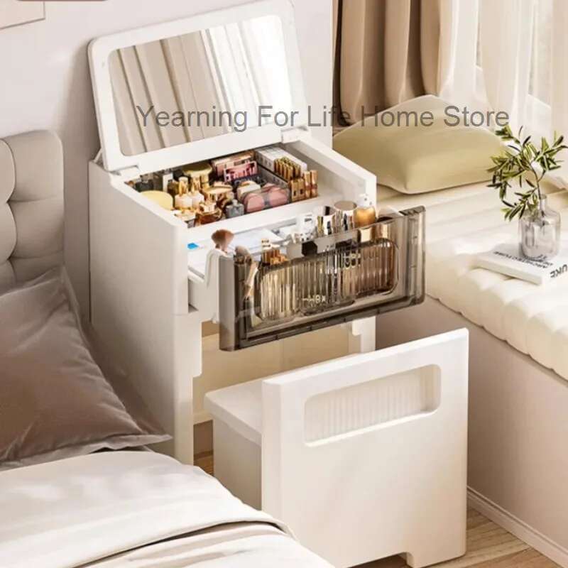 3 in 1 Vanity Dresser Desk wit - مراجعة Desk Setup Small وسعره