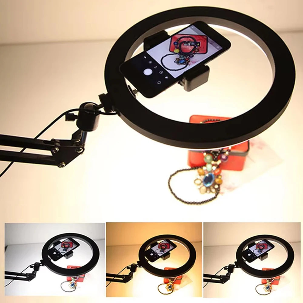 Nice Overhead Tripod With Ring - مراجعة Desk Setup At Home وسعره