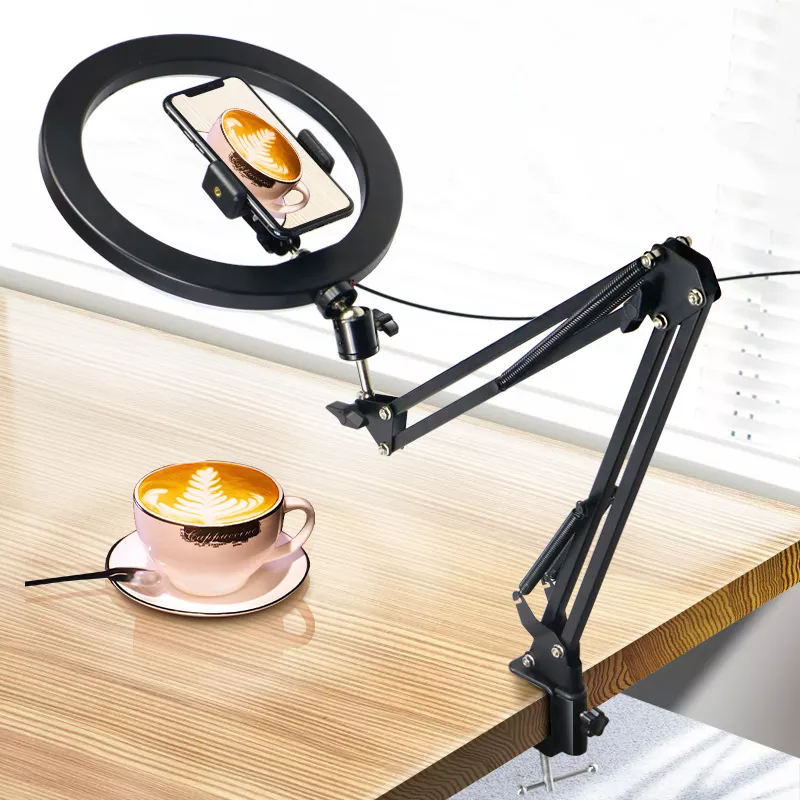 Nice Overhead Tripod With Ring - مراجعة Desk Setup At Home وسعره