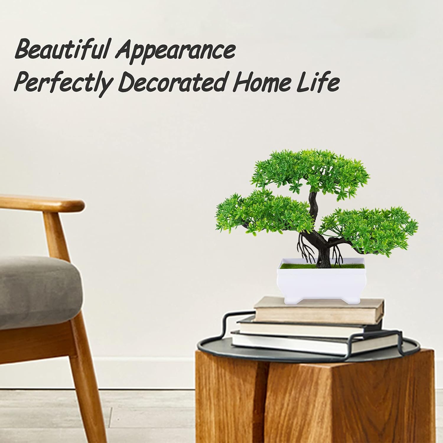 1Pcs Green Artificial Plants B - مراجعة Desk Setup At Home وسعره