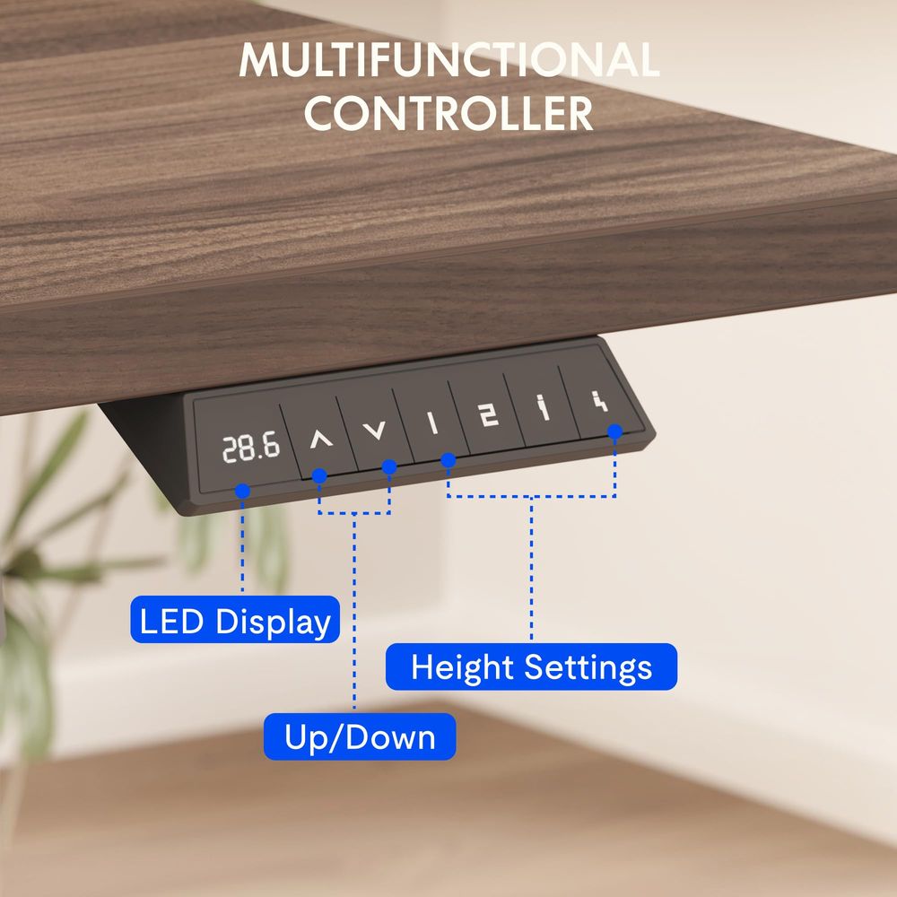60x24 OnePiece Electric Standi - مراجعة Desk Setup Black وسعره