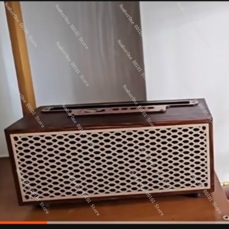 Retro Wooden Bluetooth Speaker - مراجعة Desk Setup Design وسعره