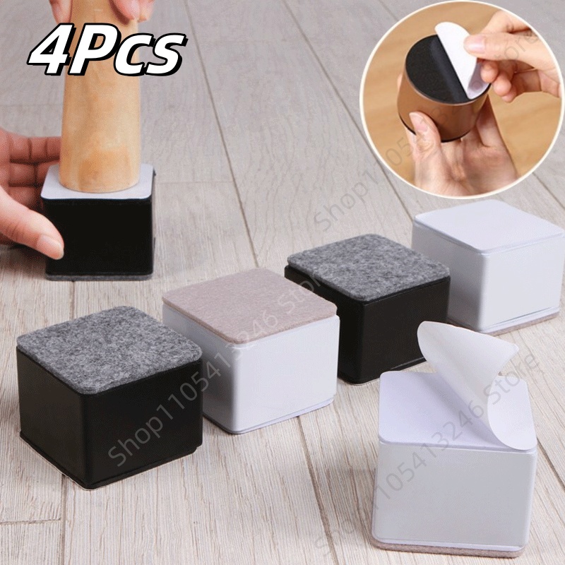 4Pcs Heavy Metal Furniture Fee - مراجعة Desk Setup Riser وسعره
