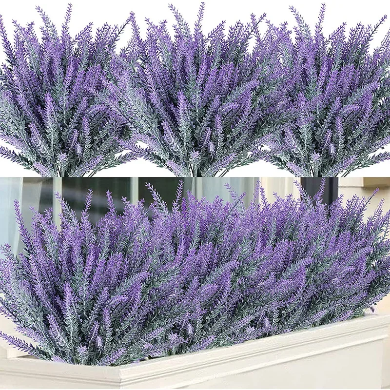 1 Bundle Purple Artificial Lav - مراجعة Desk Setup At Home وسعره
