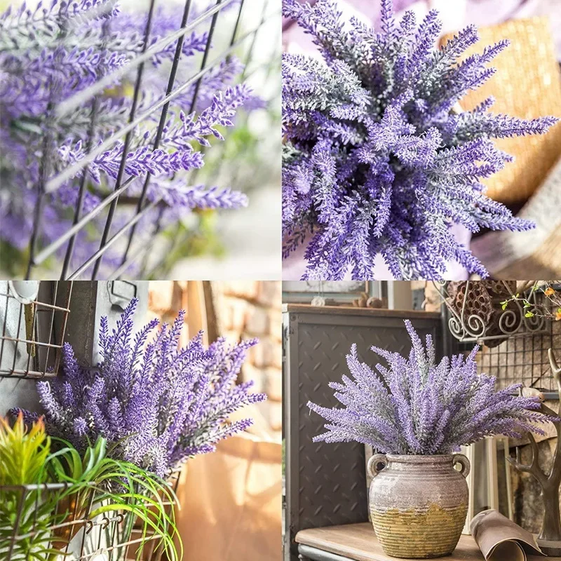 1 Bundle Purple Artificial Lav - مراجعة Desk Setup At Home وسعره