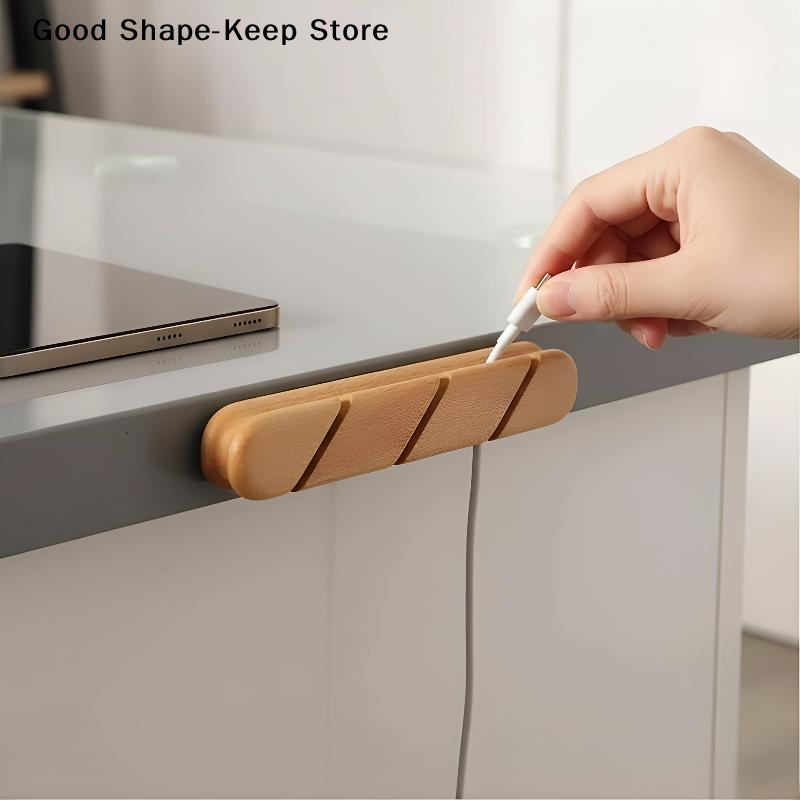 dailySolid Wood Cable Organize - مراجعة Desk Setup Design وسعره