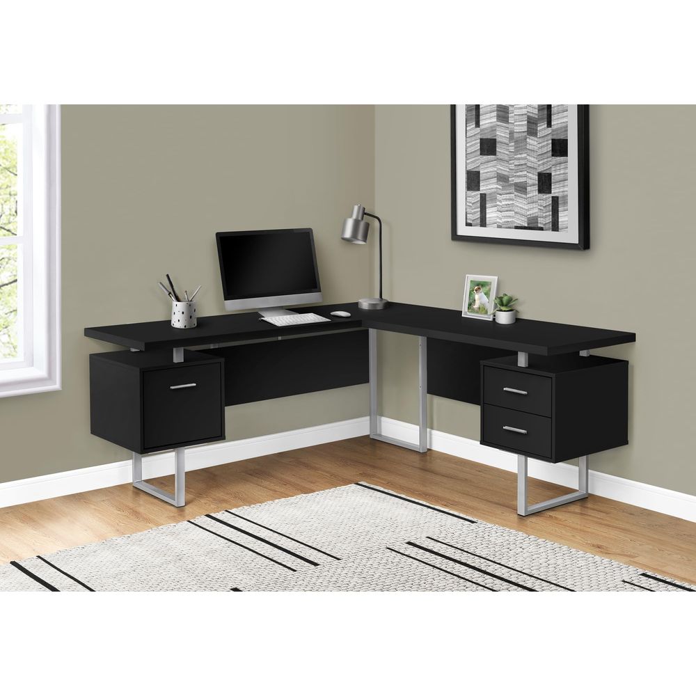 I 7612 Computer Desk, Home Off - مراجعة Desk Setup Corner وسعره
